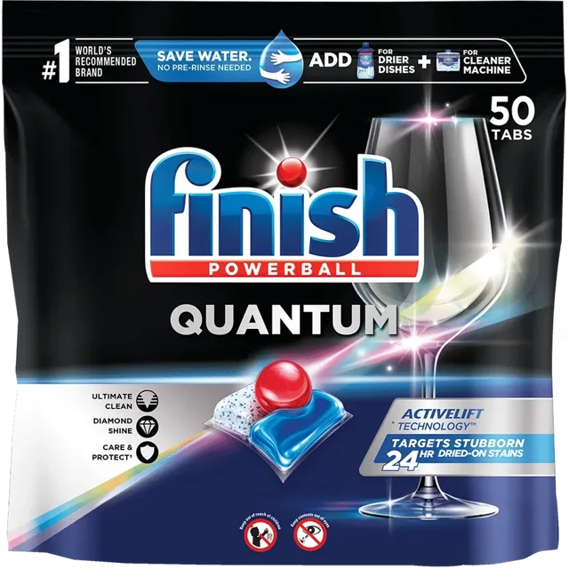 قرص ماشین ظرفشویی کوانتوم ۵۰ عددی فینیش Finish